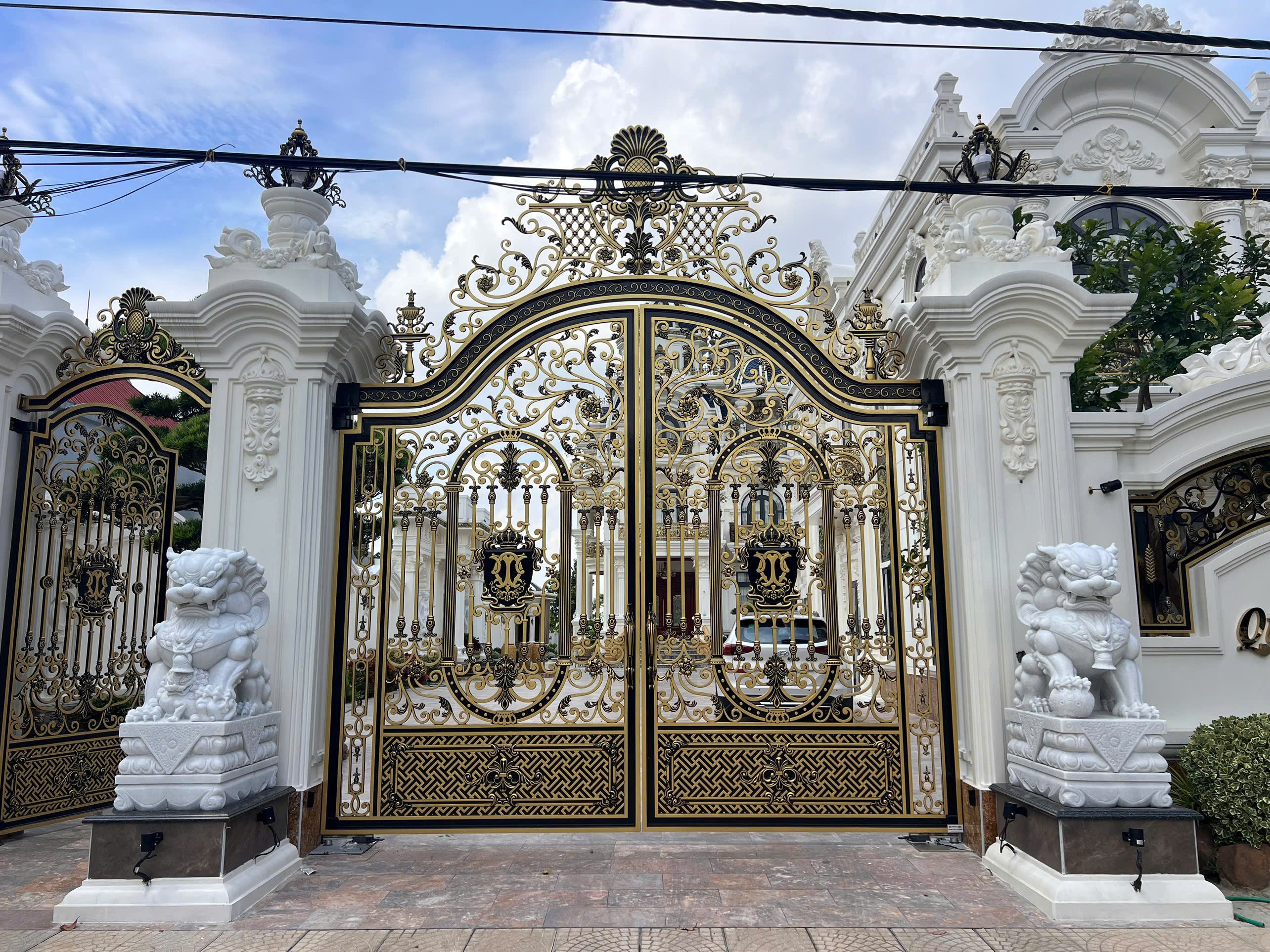 Cổng nhôm đúc C-116