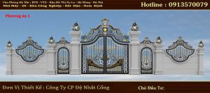 Mẫu thiết kế Cổng và Hàng Rào