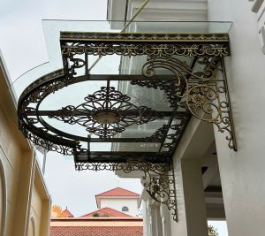 Mái sảnh nhôm đúc GN-02